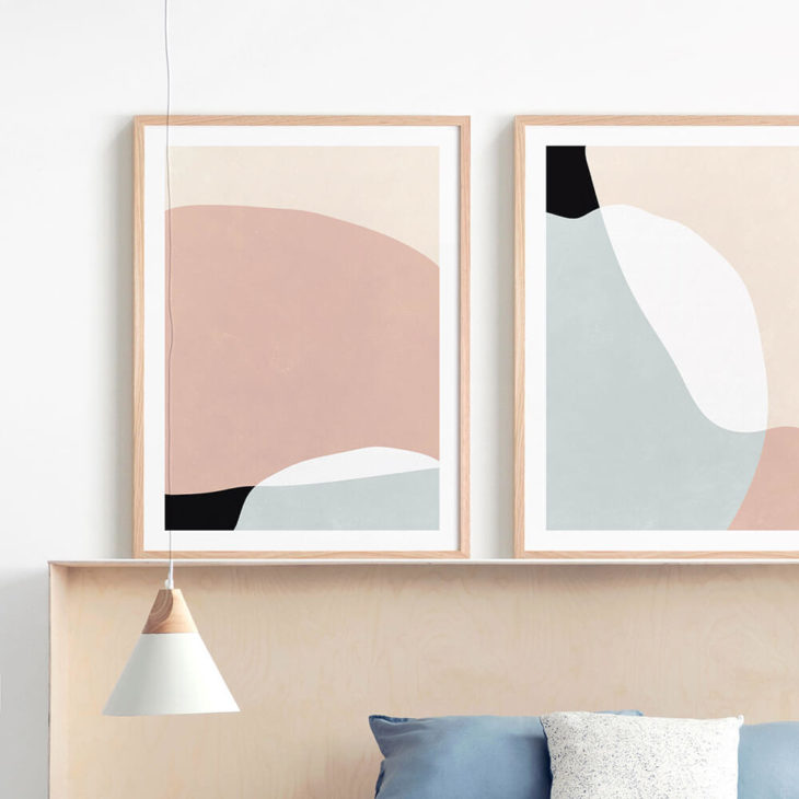 Belmont Abstract Wall Art Prints