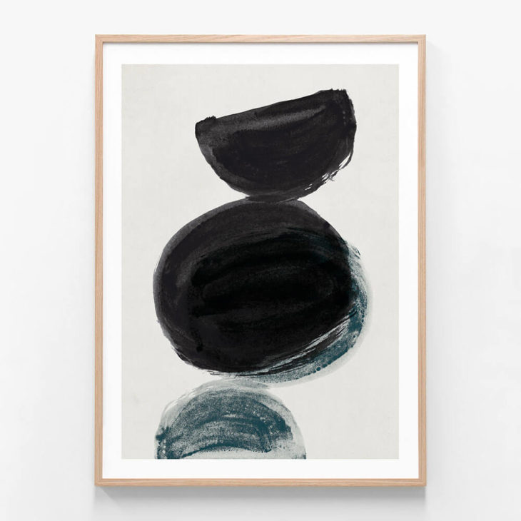 FP1010-Black-Tote-Oak-Framed-Print