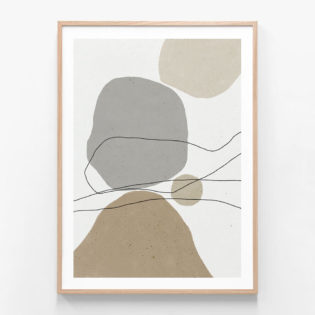 FP1049-Abstract-Rock-No-1-Oak-Framed-Print