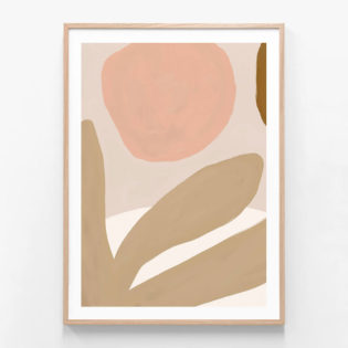 FP1117-Abstract-Form-01-Oak-Framed-Print