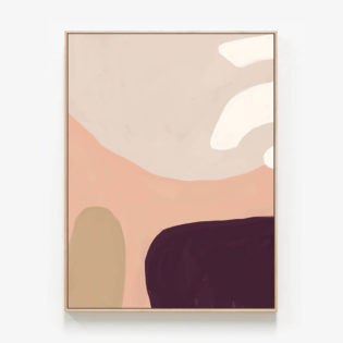 FP1118-Abstract-Form-02-Oak-Framed-Canvas-Print