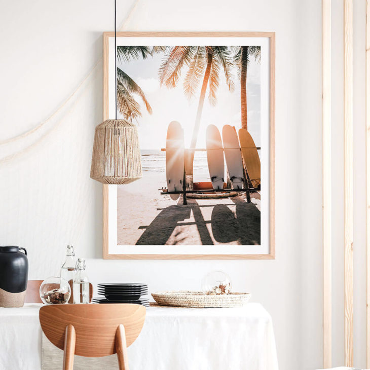 Boards-In-The-Sun -Lifestyle-Framed-Print