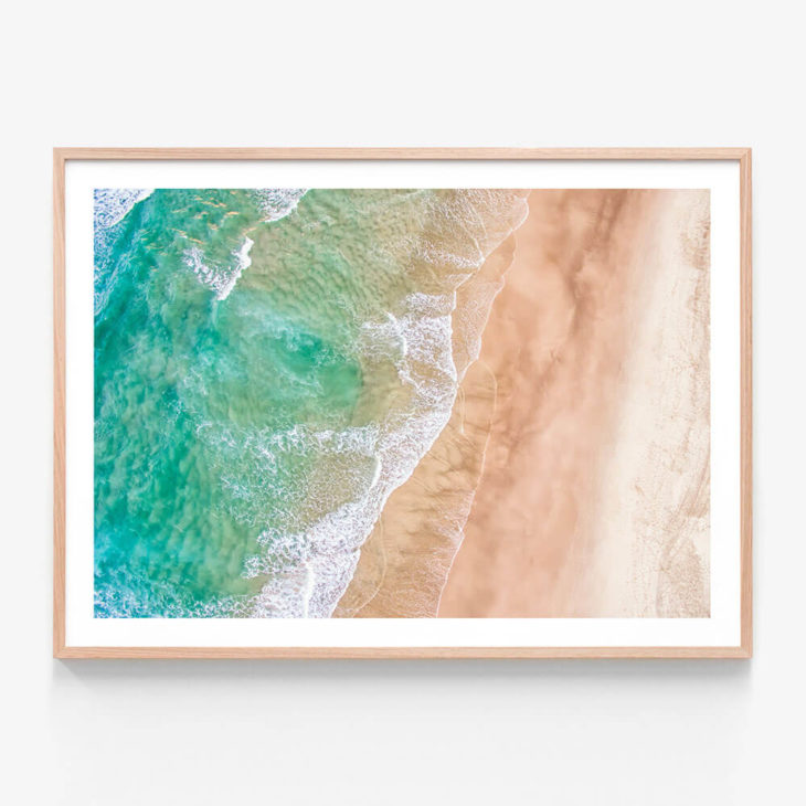 FP1145-Clear-Beach-Oak-Framed Print