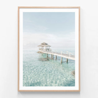 FP1178-Island-Resort-Oak-Framed Print