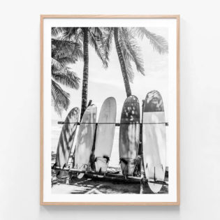 FP1188-Board-Rack-1-Oak-Framed-Print