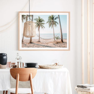 Island-Hammock -Lifestyle-Framed-Print