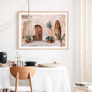 Spanish-Villa -Lifestyle-Framed-Print