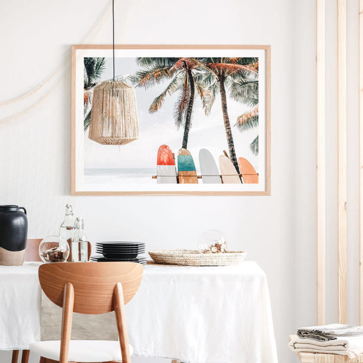 Tropical-Boards -Lifestyle-Framed-Print