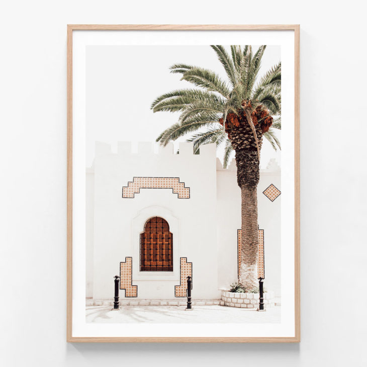 Arabian-Palm-Oak-Framed-Print