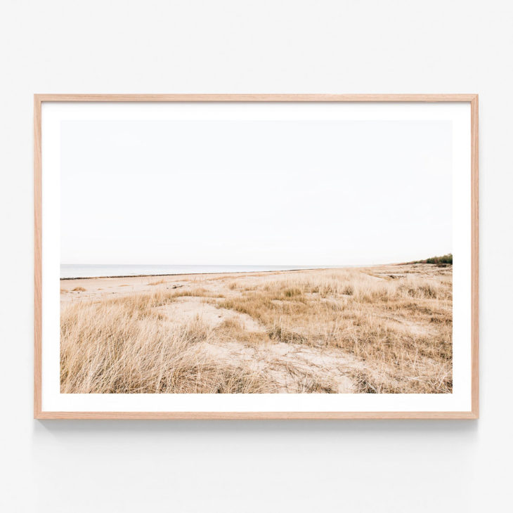 Baltic-Coast-Oak-Framed-Print