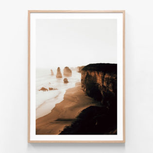Great-Ocean-Road-View-Oak-Framed-Print