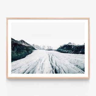 Icelandic-Night-Oak-Framed-Print