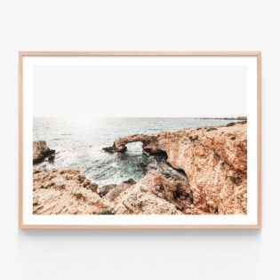 Mediterranean-Arch-Oak-Framed-Print