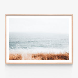 Ocean-Road-Oak-Framed-Print