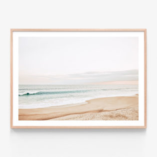 Pastel-Coast-Oak-Framed-Print