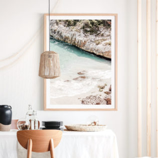 Rocky-Cove-Framed-Print-Lifestyle