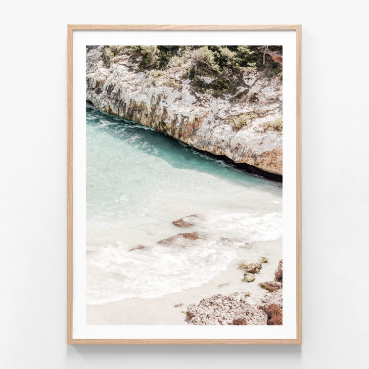 Rocky-Cove-Oak-Framed-Print