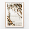Surf-View-Oak-Framed-Print