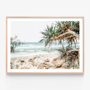 Under-The-Palms-Oak-Framed-Print